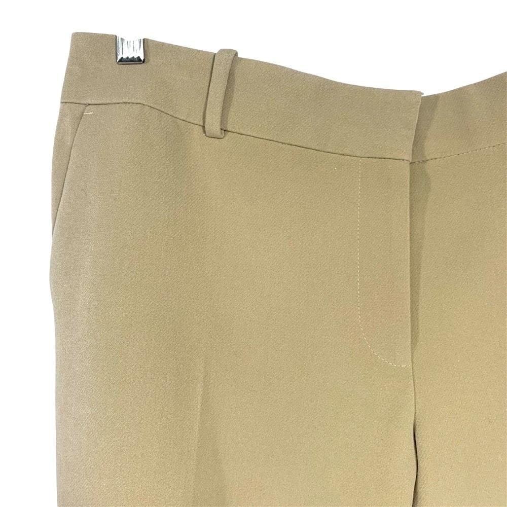 Ann Taylor Ankle Pants Mid-rise Tapered Trouser Taupe 12P Travel Transitional - Picture 5 of 10